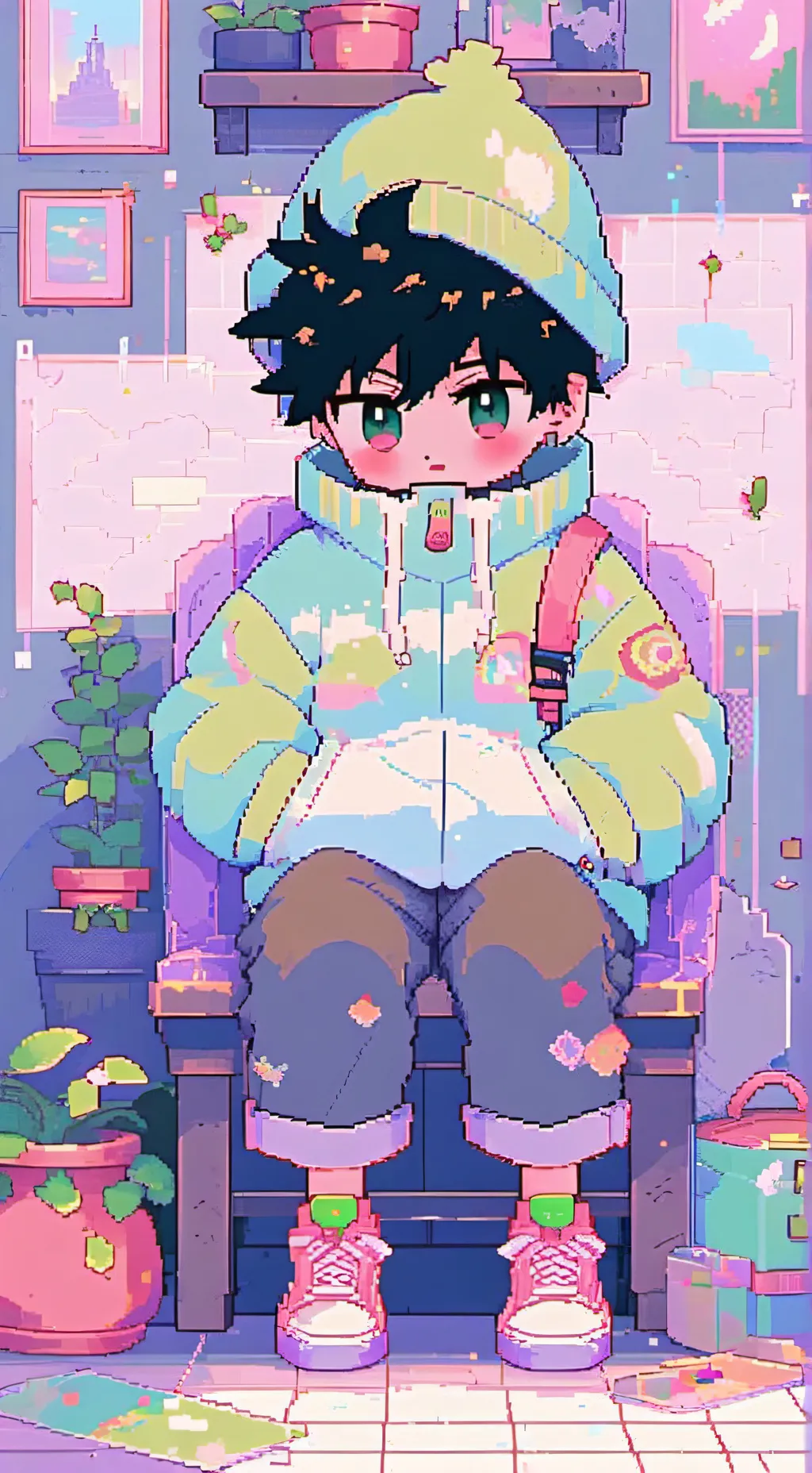 ai character: dekubaku  background