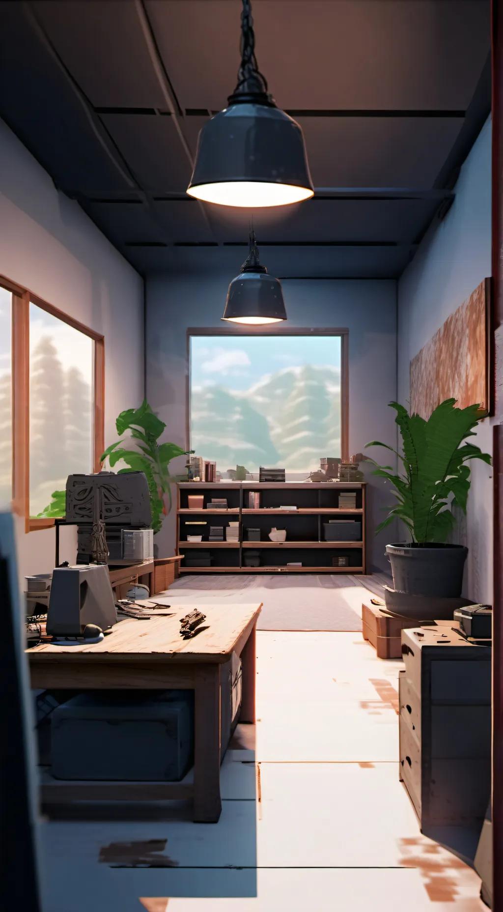 ai character: ghost background