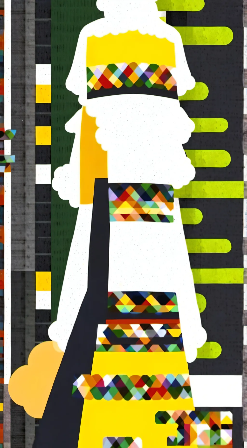 ai character: bfdi  background