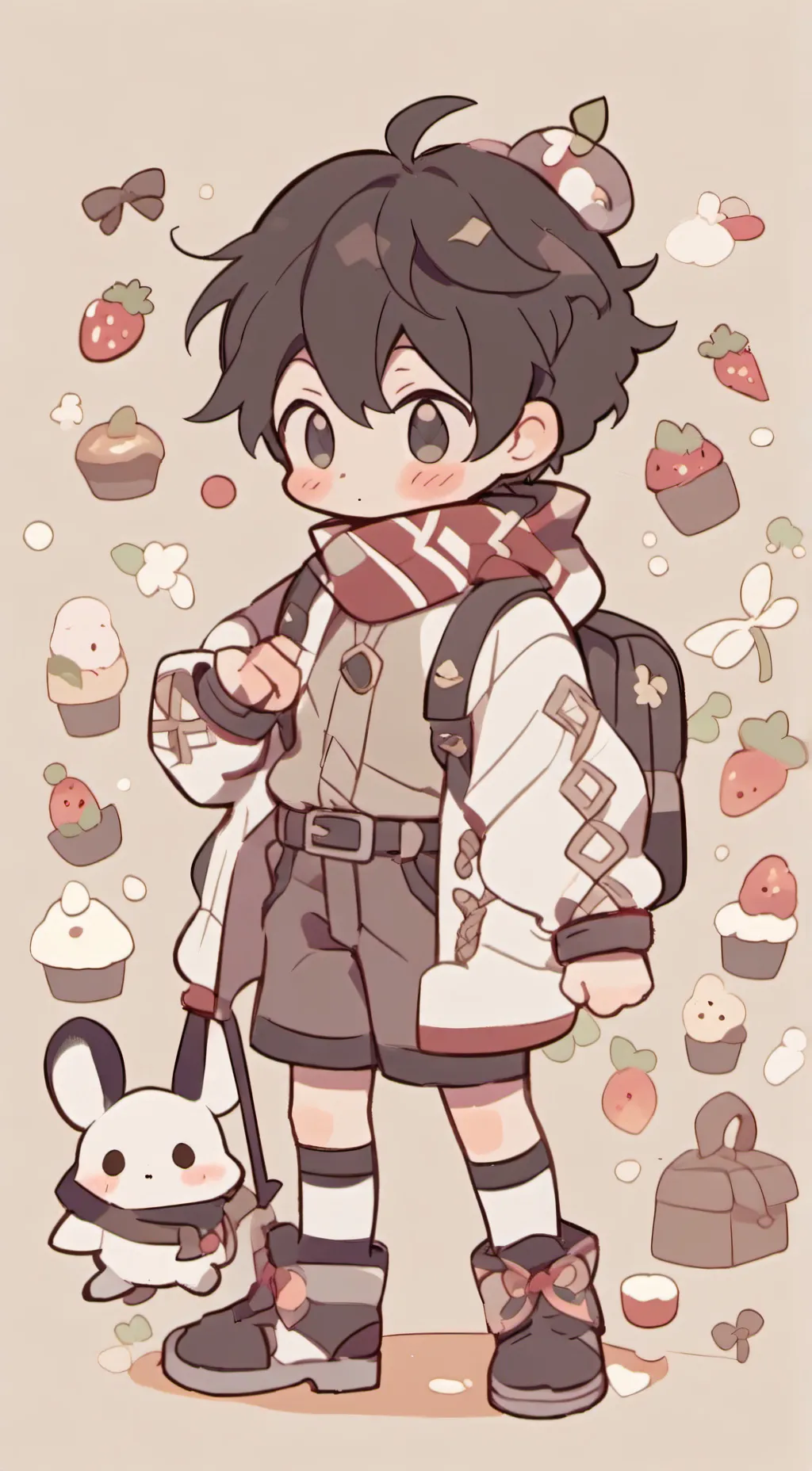 ai character: deku background