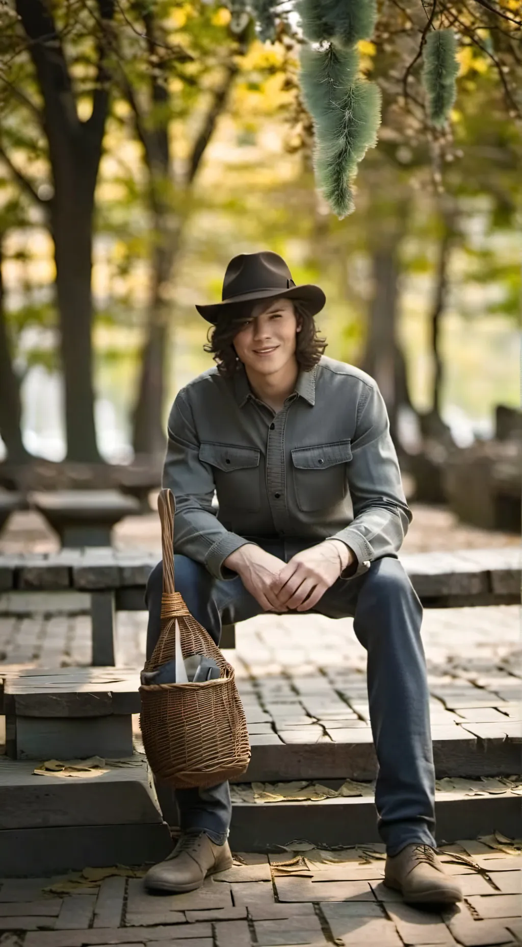 ai character: The walking dead!! background