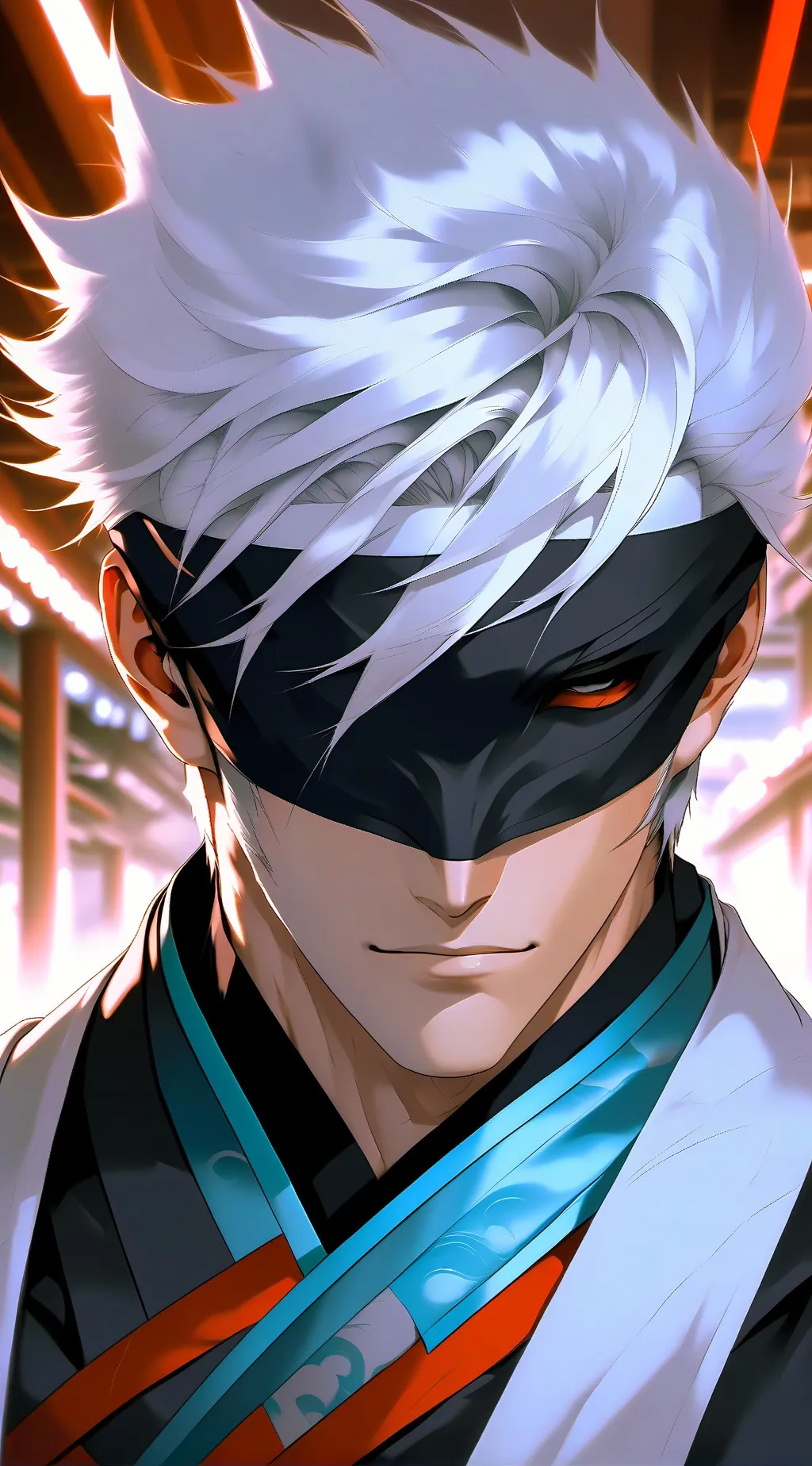 ai character: Gojo Satoru background