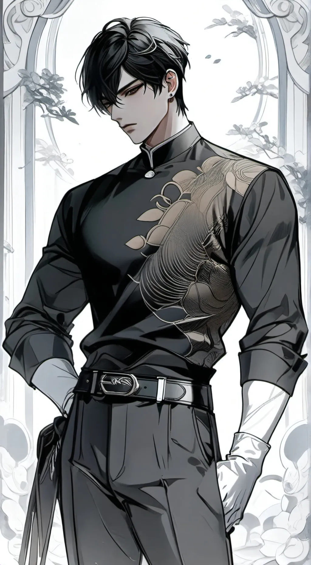 ai character: Léo background