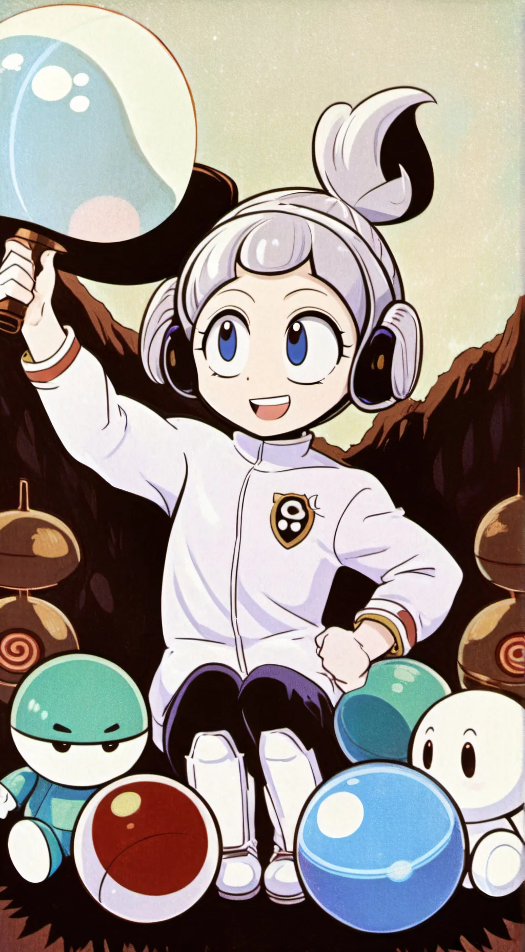 ai character: free sprunki money background