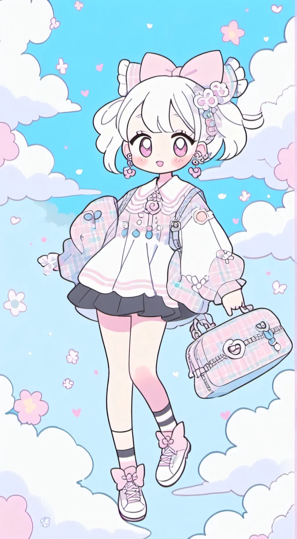 ai character: Rinny the bear!! background