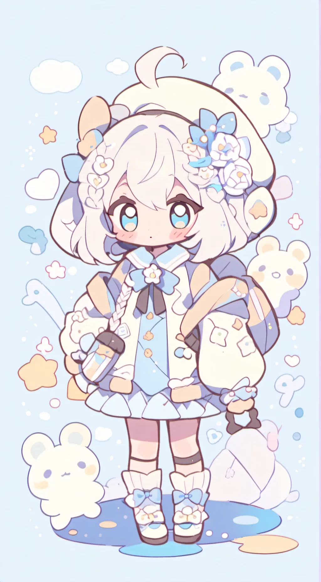 ai character: Dw  background