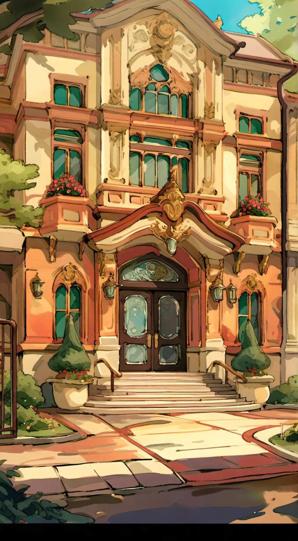 ai character: Hazbin hotel Schol background