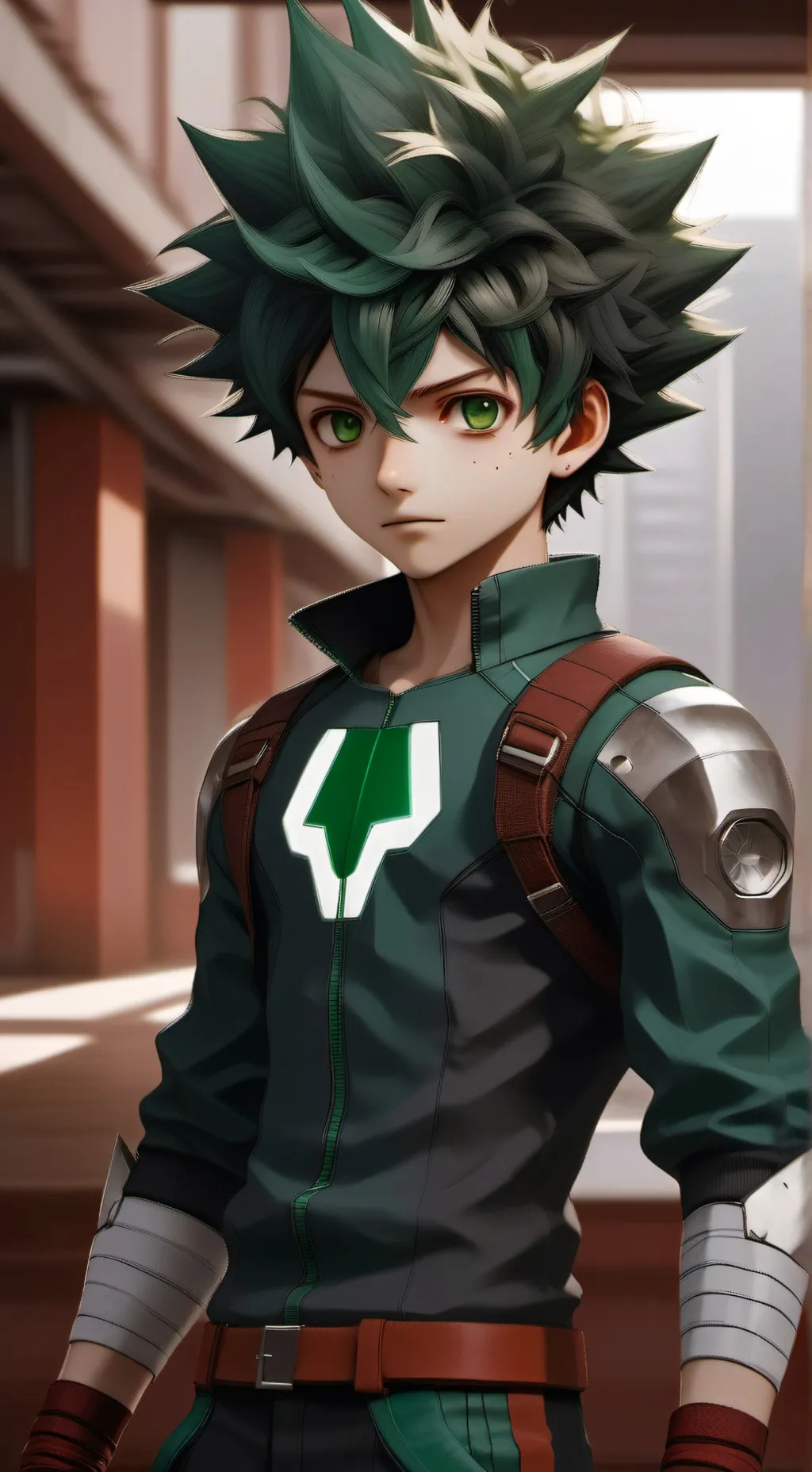 ai character: Izuku (deku) background