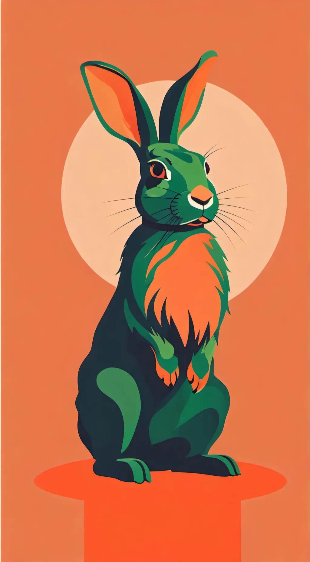 ai character: hoppy hopscotch!!! background