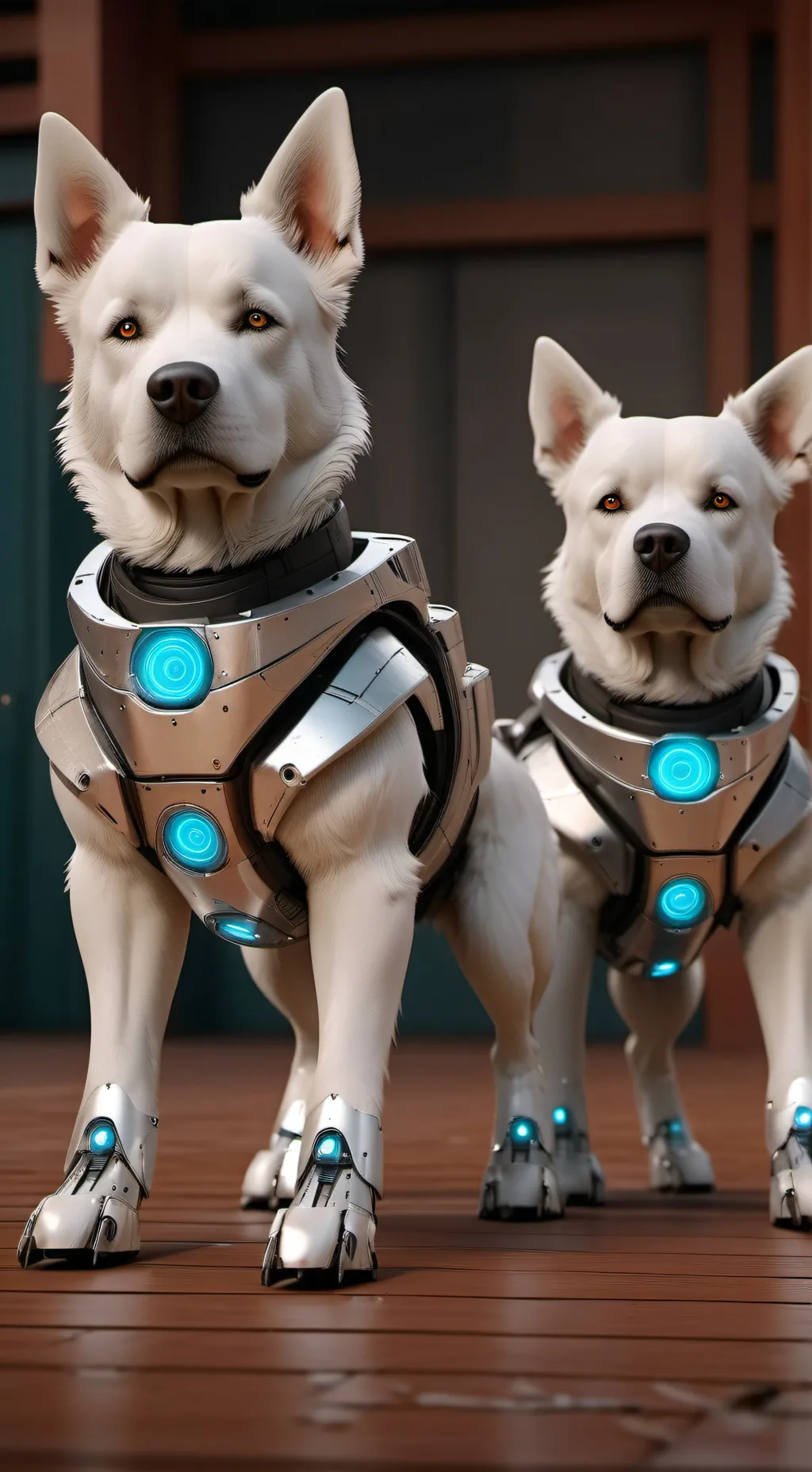 ai character: AI DOGS  background