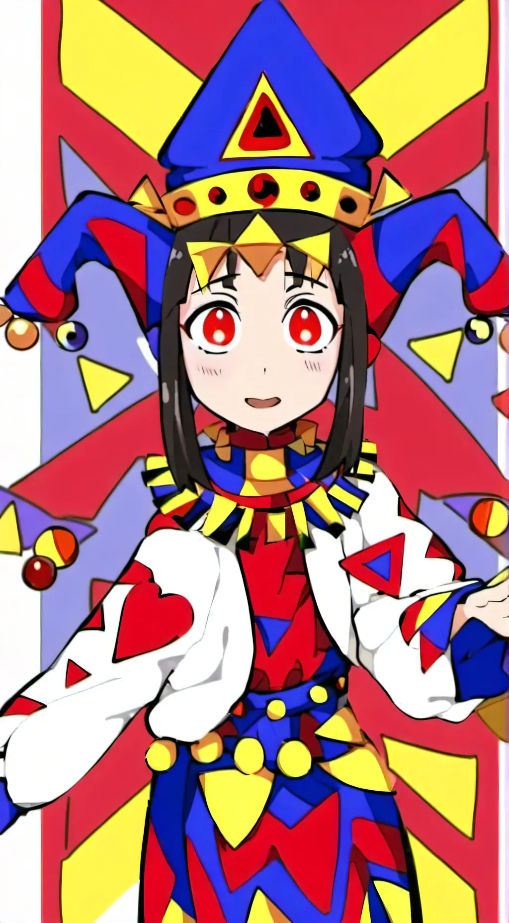 ai character: Pomni background