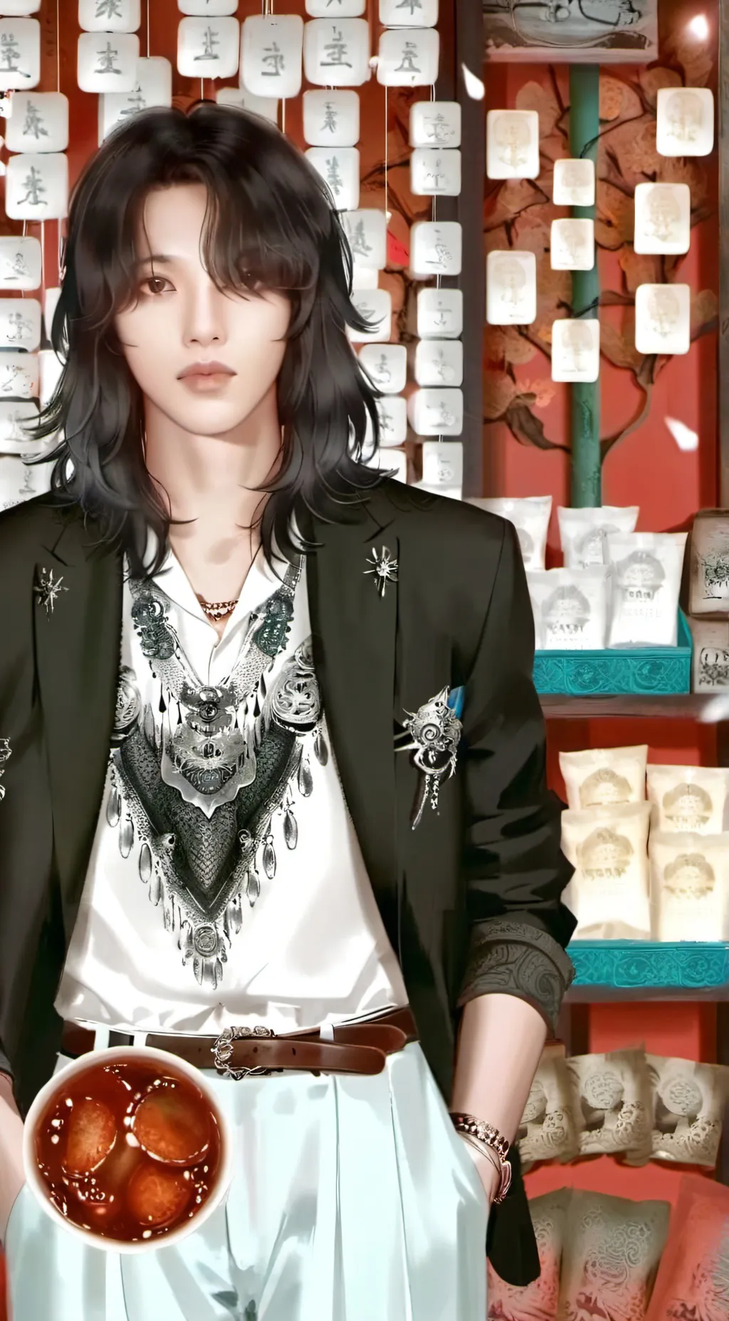 ai character: koruu background