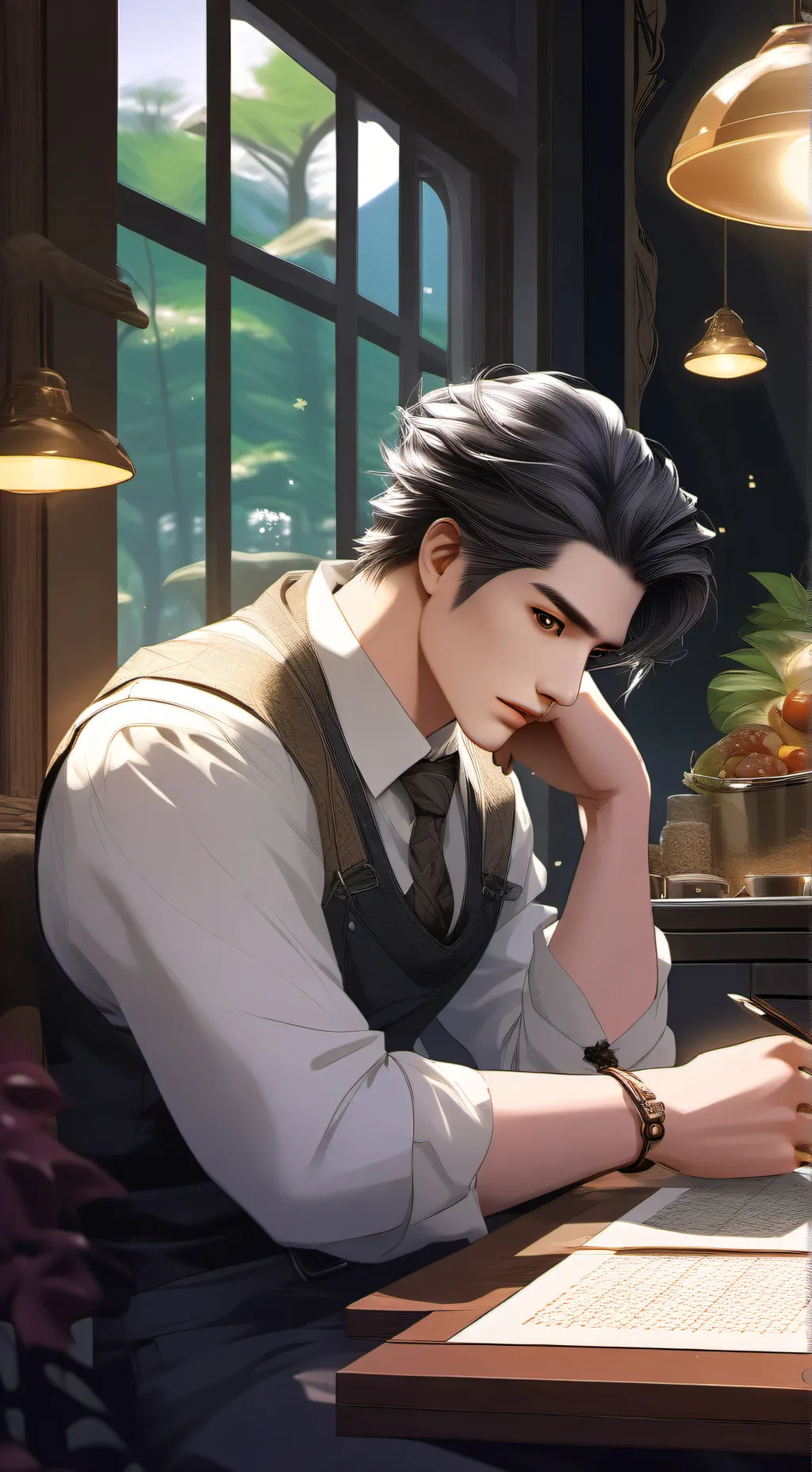 ai character: miro background