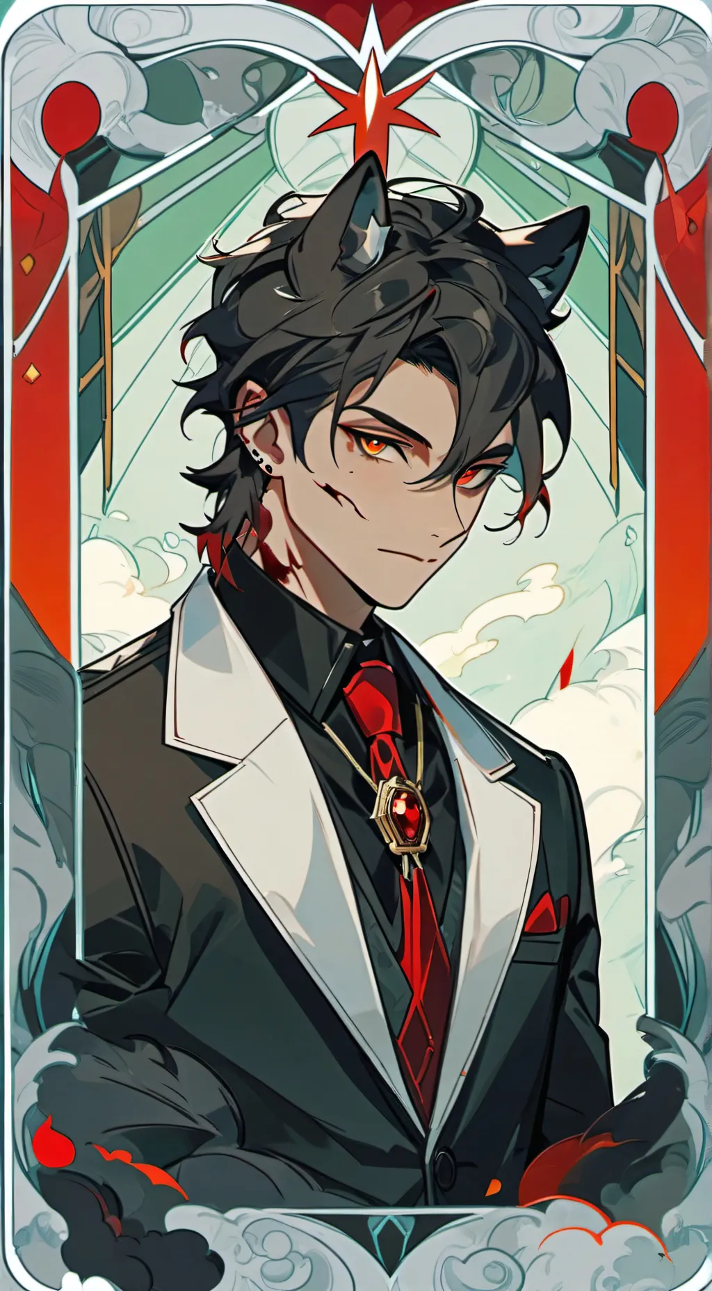 ai character: Ash background