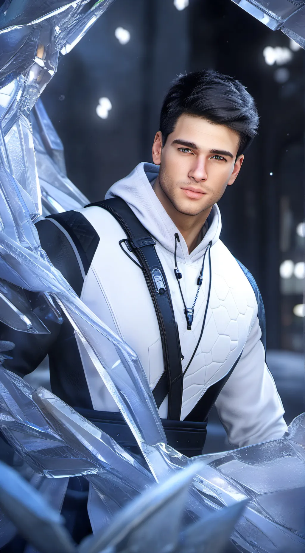 ai character: Chris  background