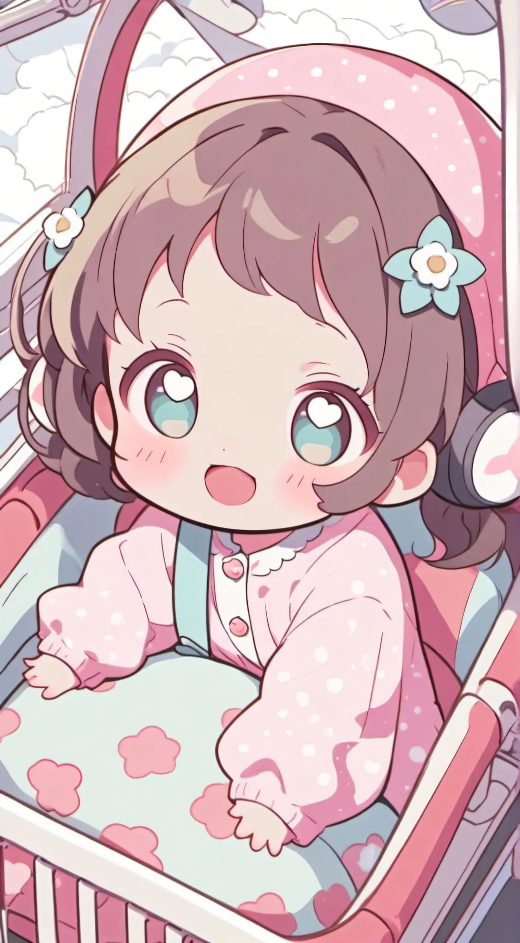 ai character: Chicken Nugget background