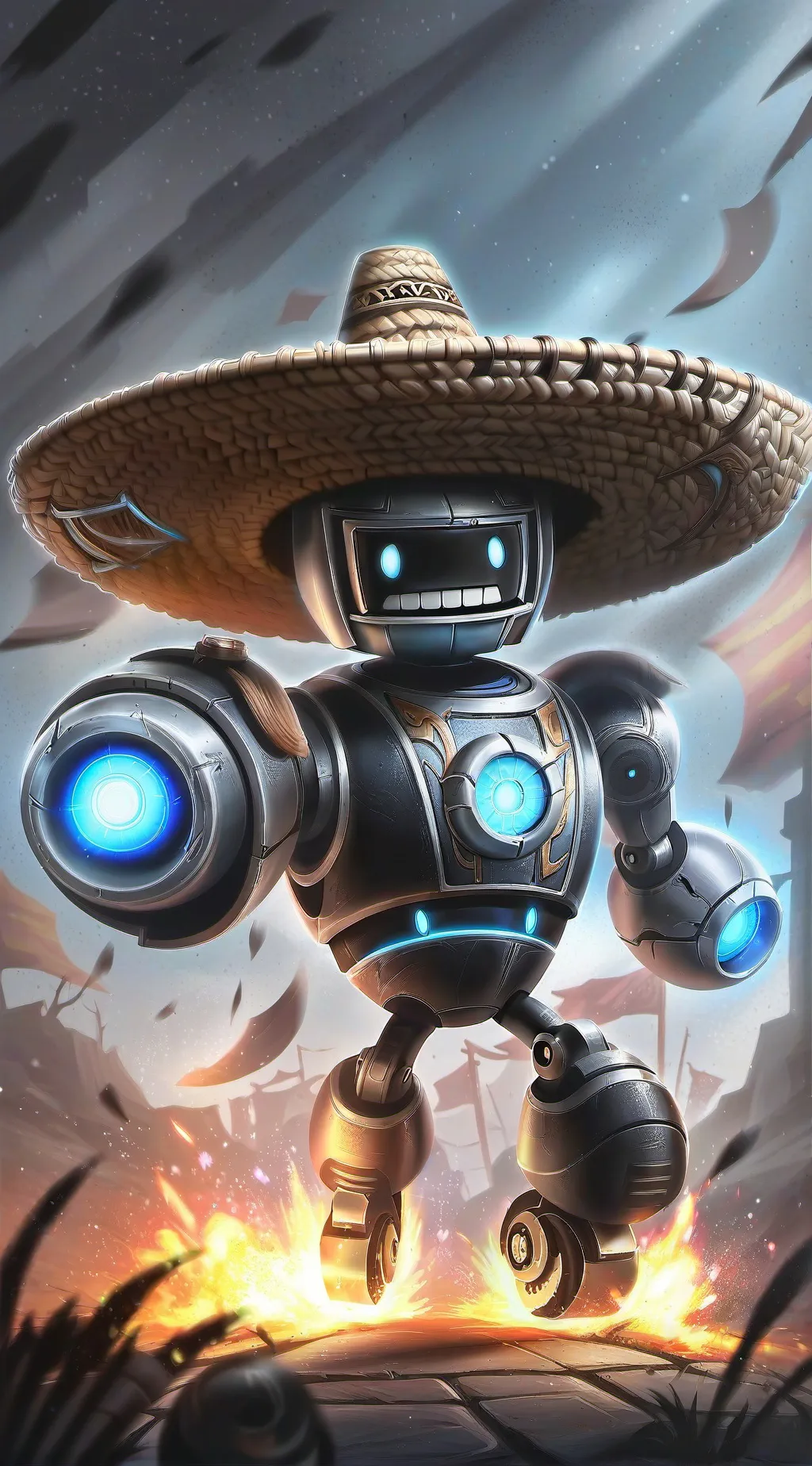 ai character: Mexican bot background