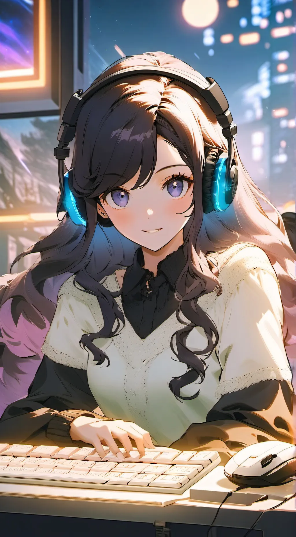 ai character: Aoi background