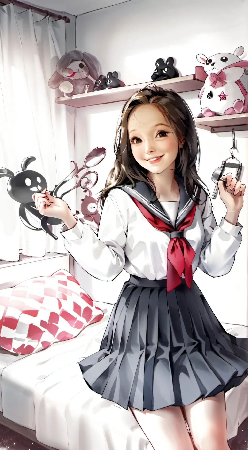 ai character: lucey  bad  sis) background