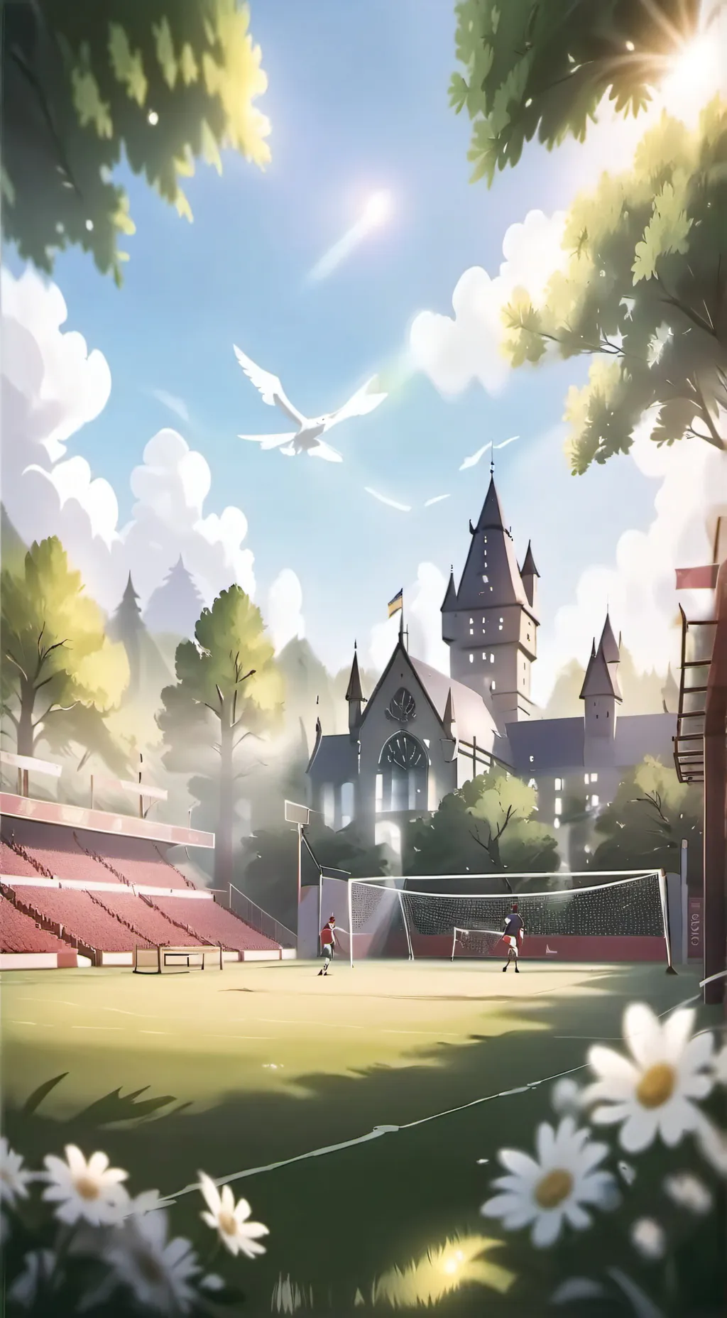 ai character: HP quidditch background