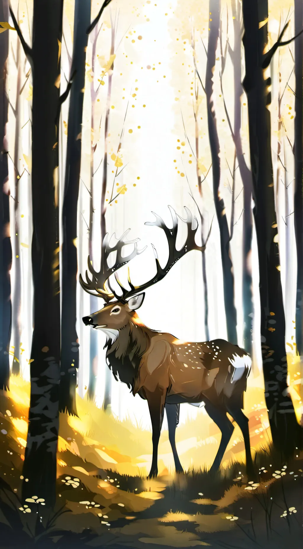 ai character: Incredibox elk. background