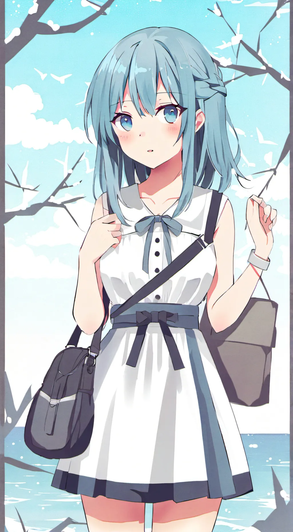 ai character: Miku background