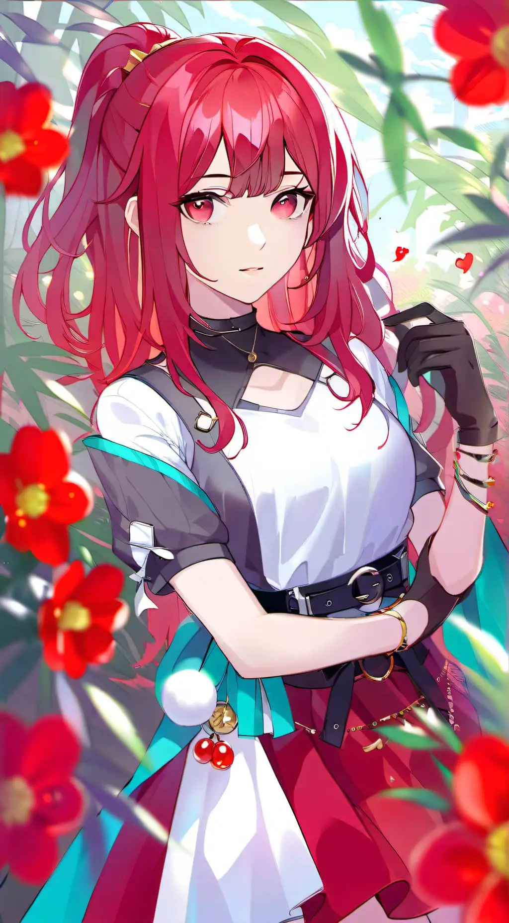 ai character: luna Yamada  background