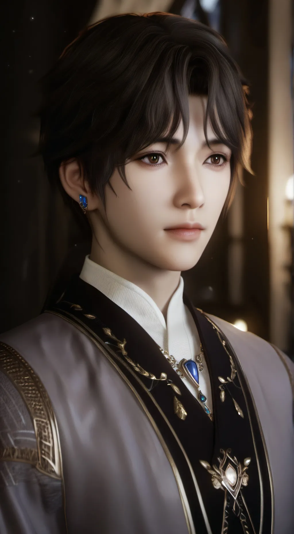 ai character: Miguel  background