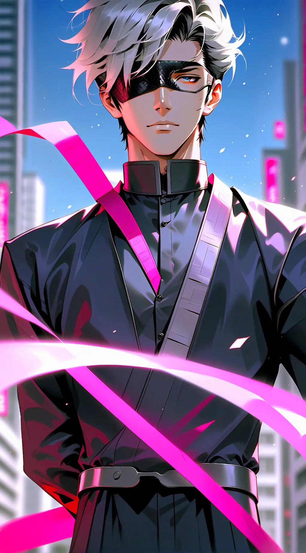 ai character: Gojo Satoru background