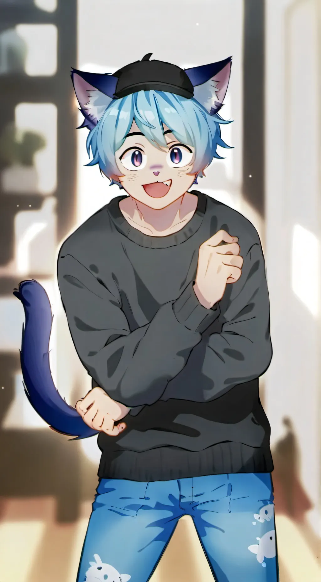 ai character: gumball background