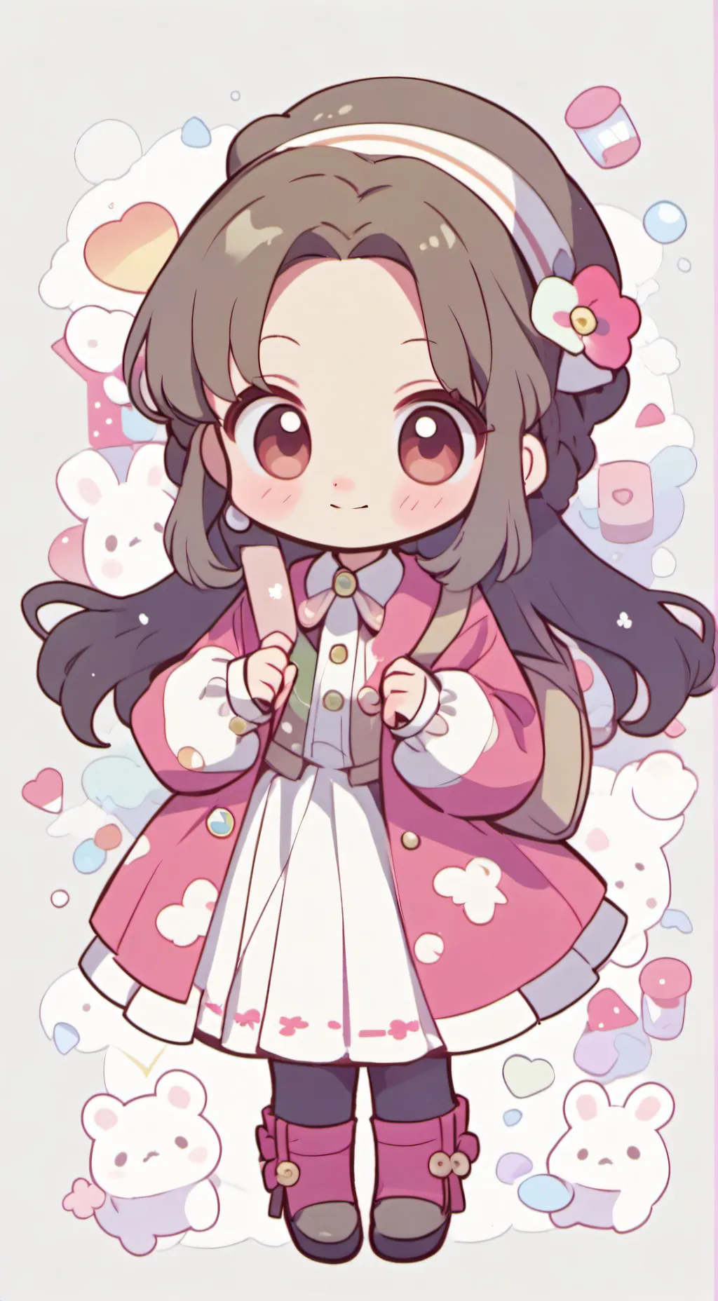 ai character: DW SLEEPOVER background