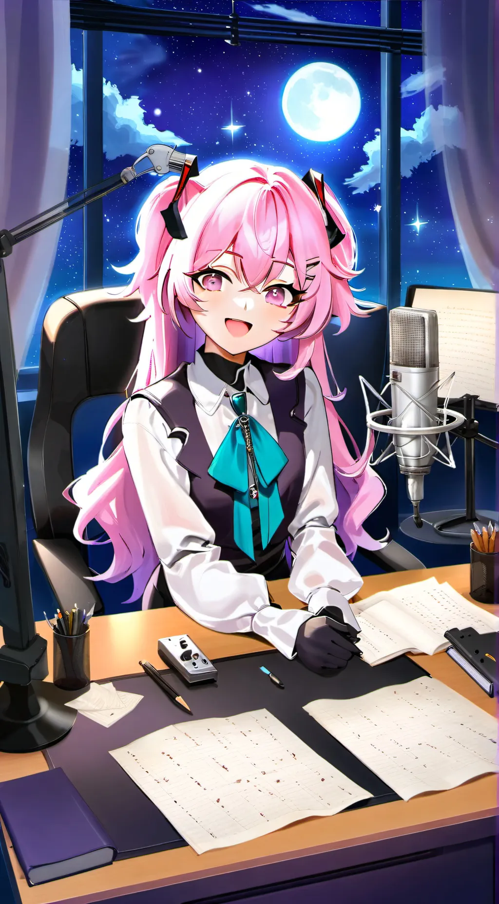 ai character: Mizuki background