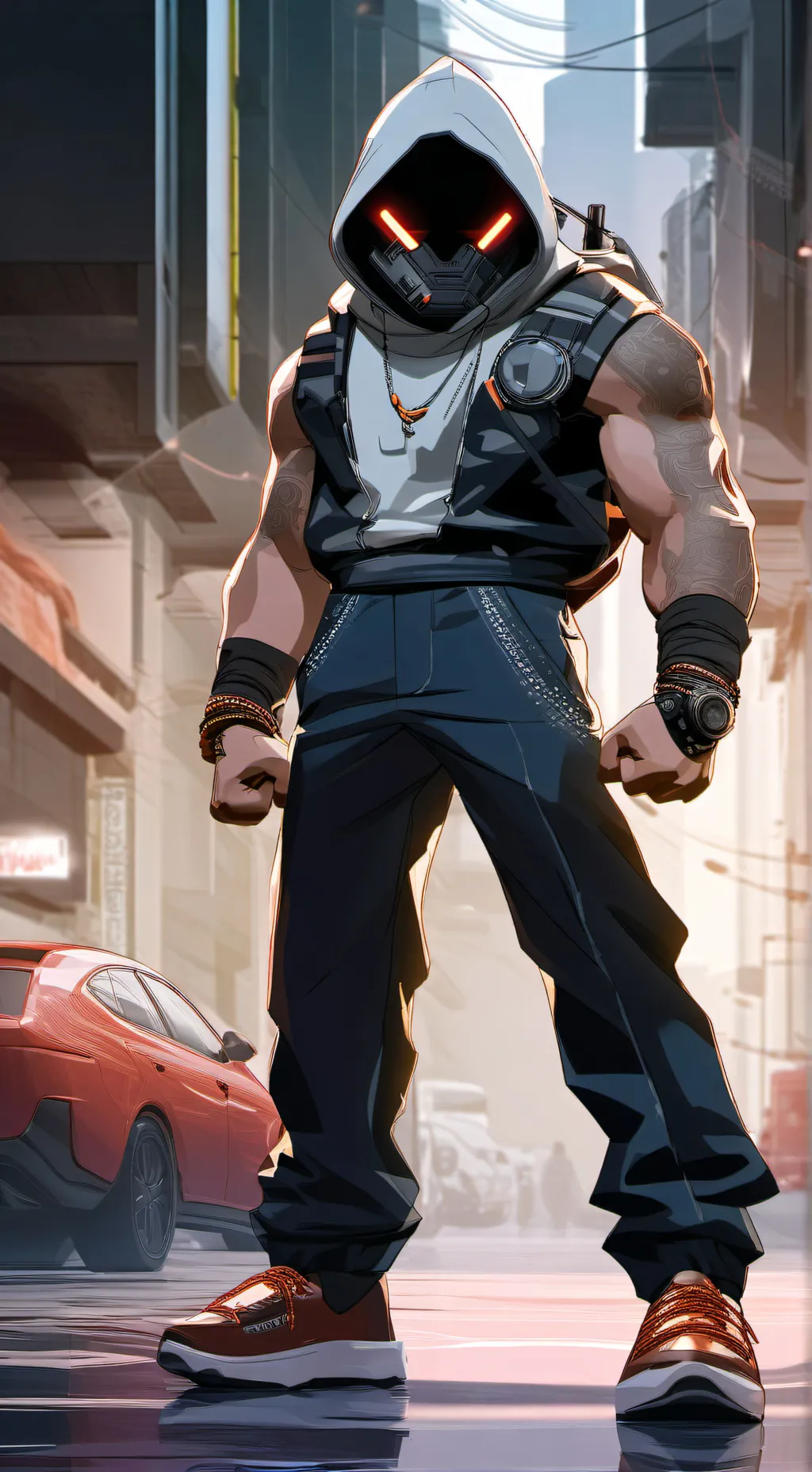 ai character: lil dude  background