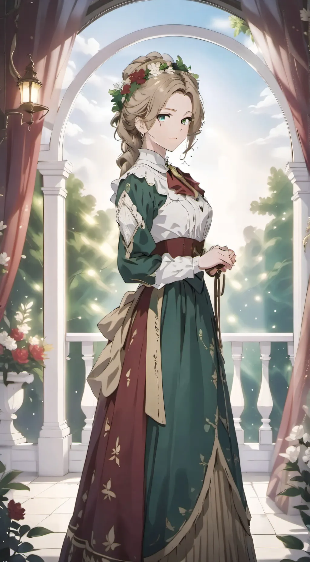 ai character: Dusk background