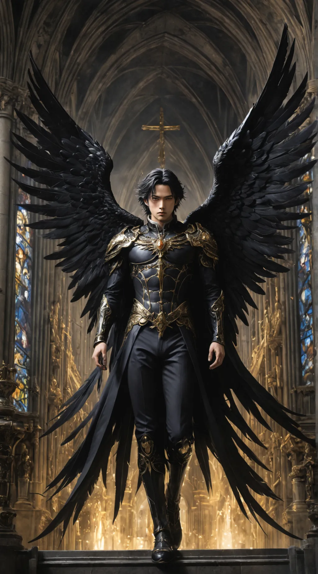 ai character: Justin  background