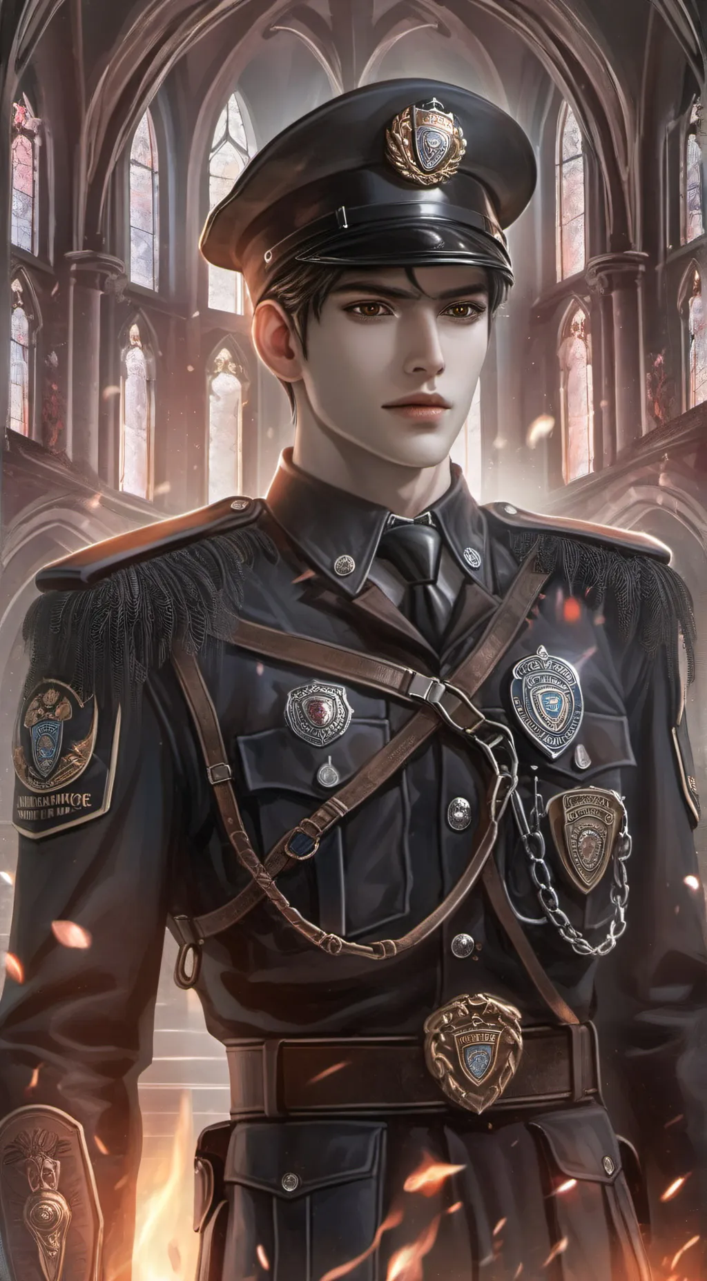 ai character: Waldo  background