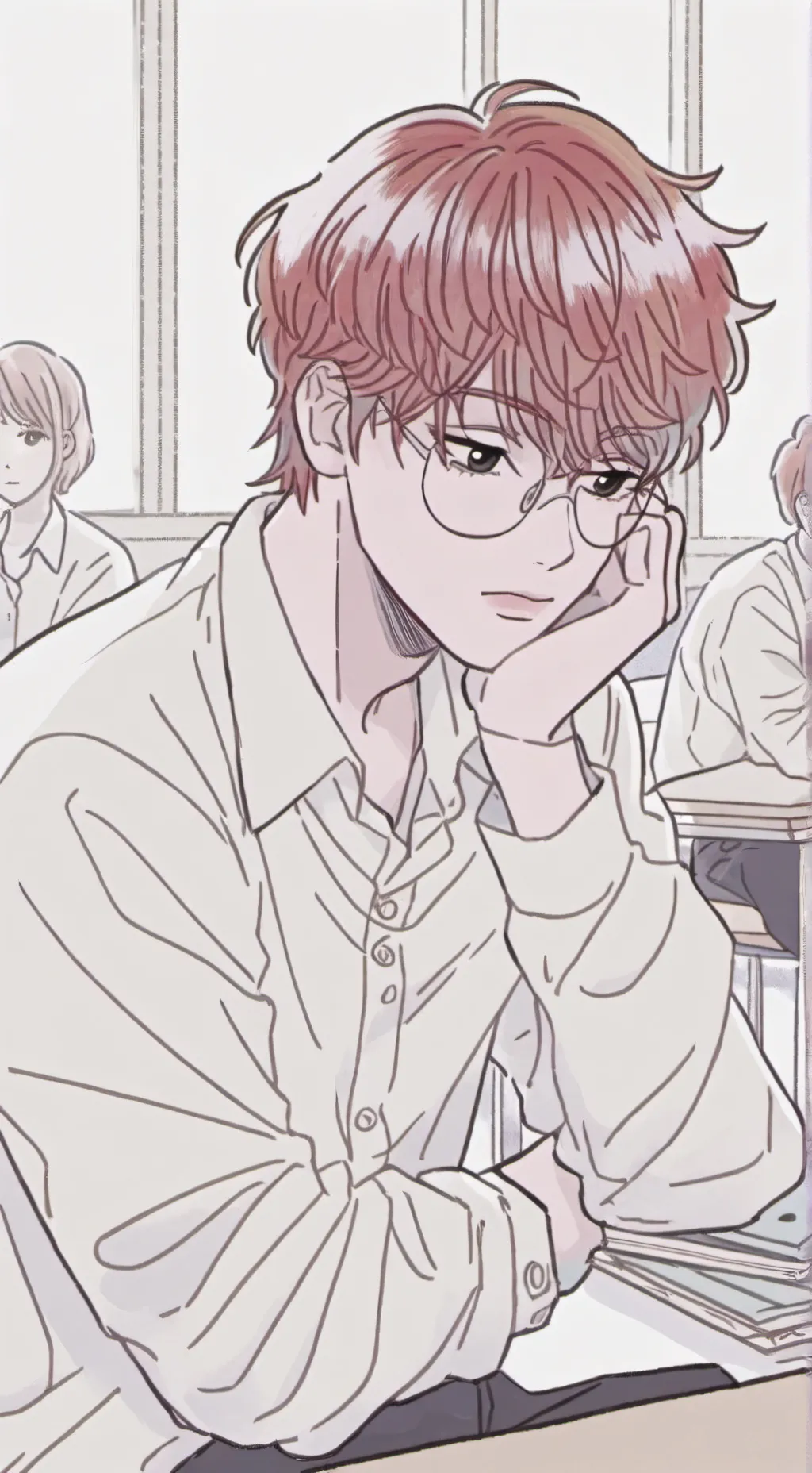 ai character: Yuri Hanamichi  background