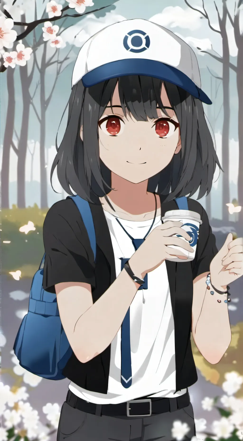 ai character: It's funny background