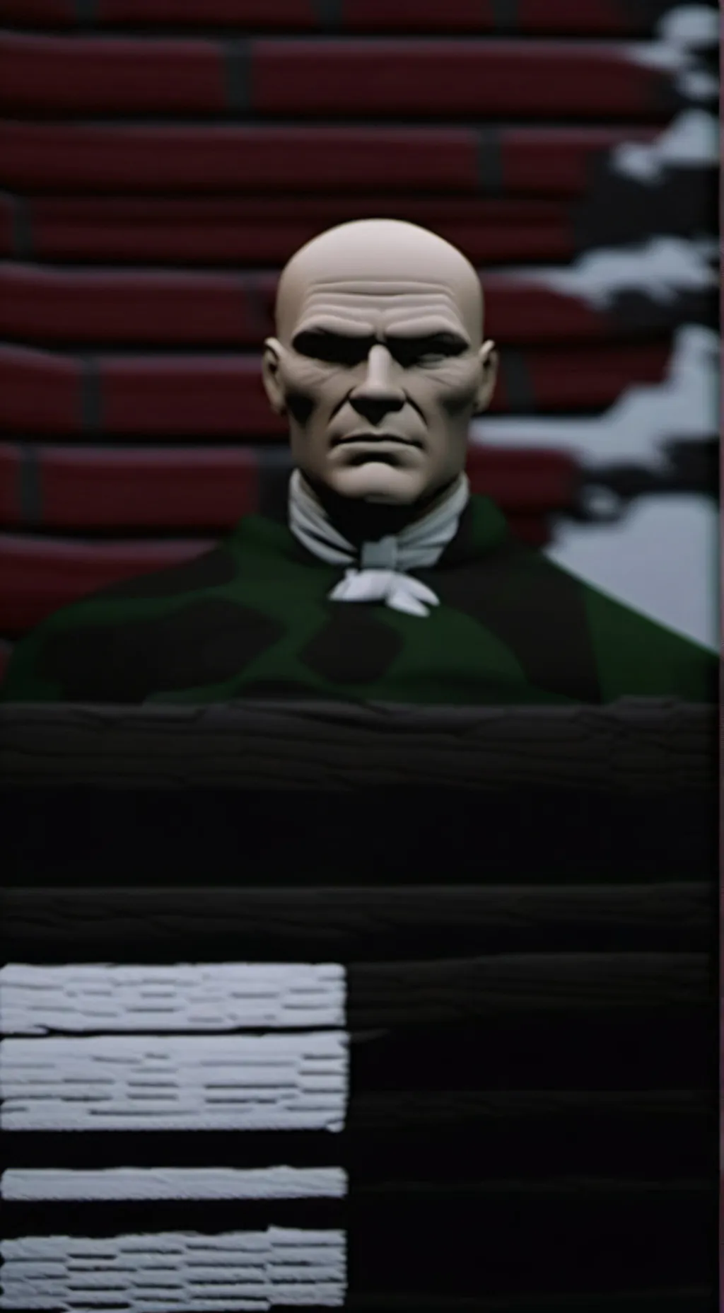 ai character: bald dandy background