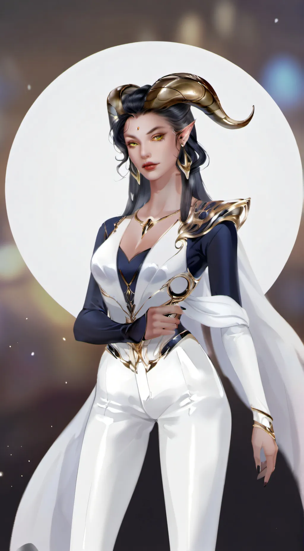 ai character: Capricorn background