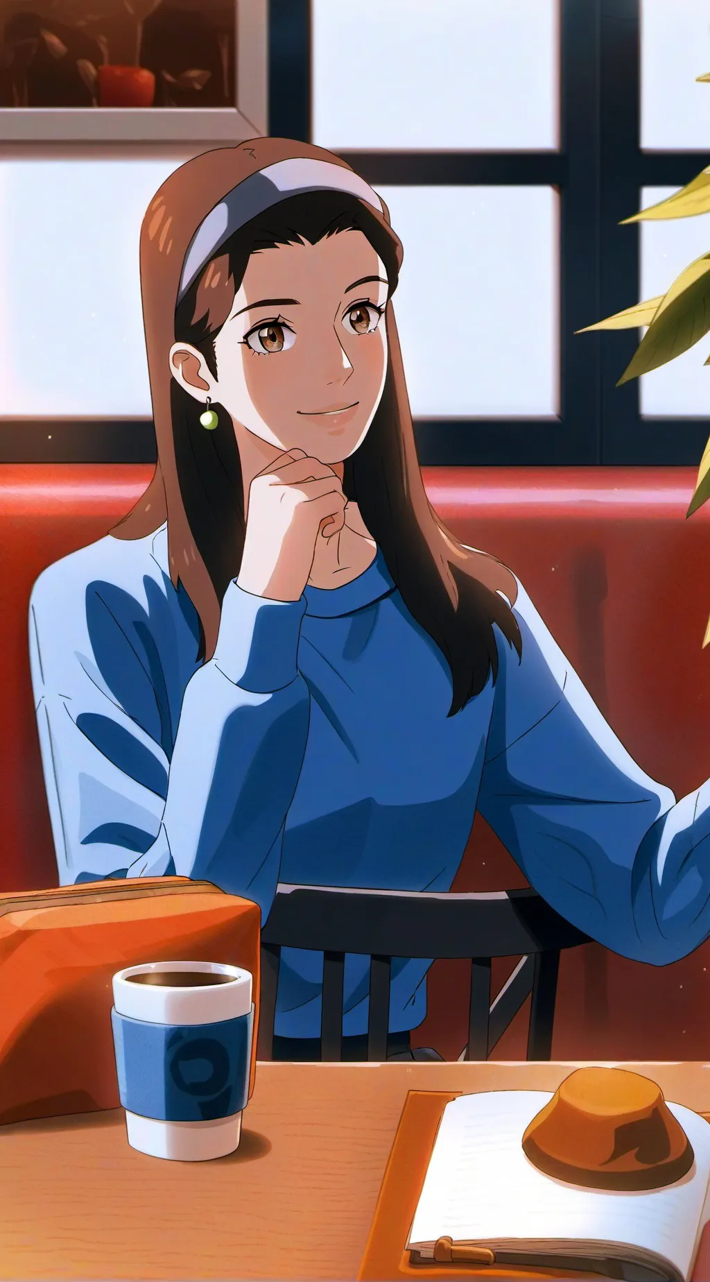 ai character: Luna background