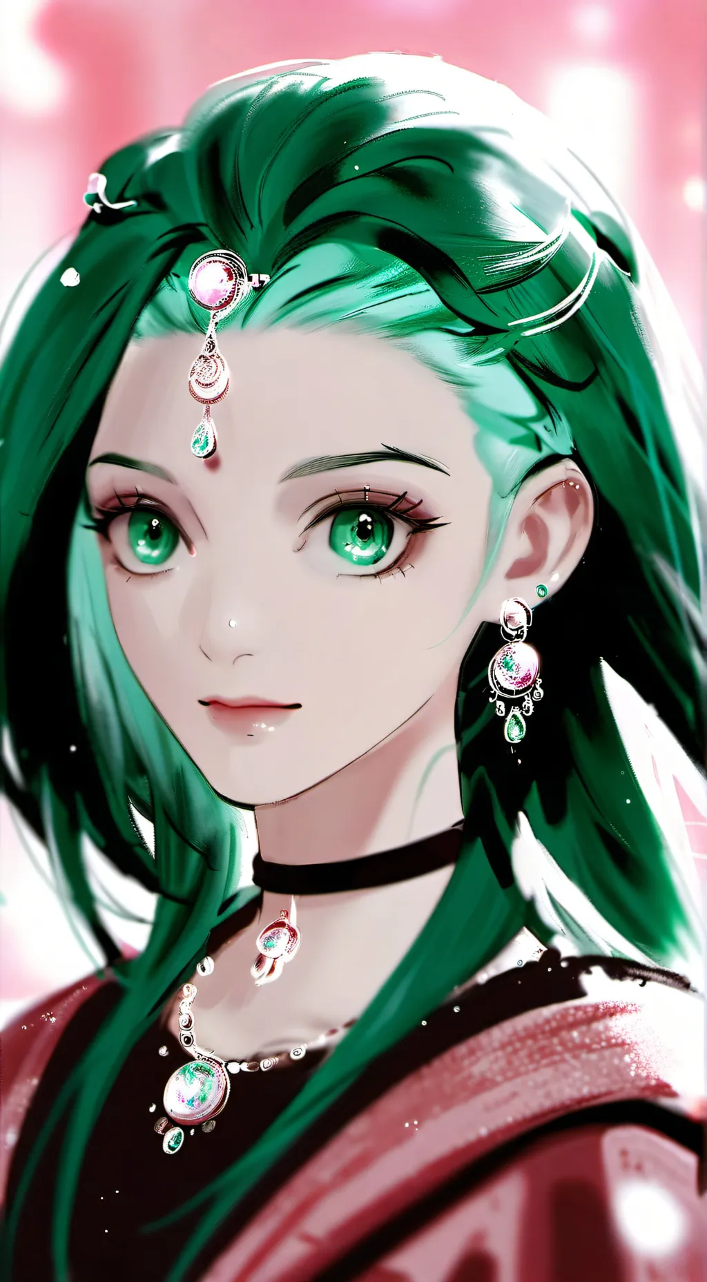 ai character: Midori Aether background