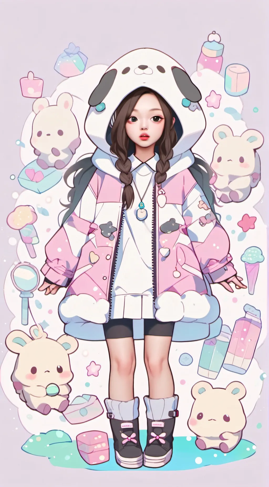 ai character: chiquita background