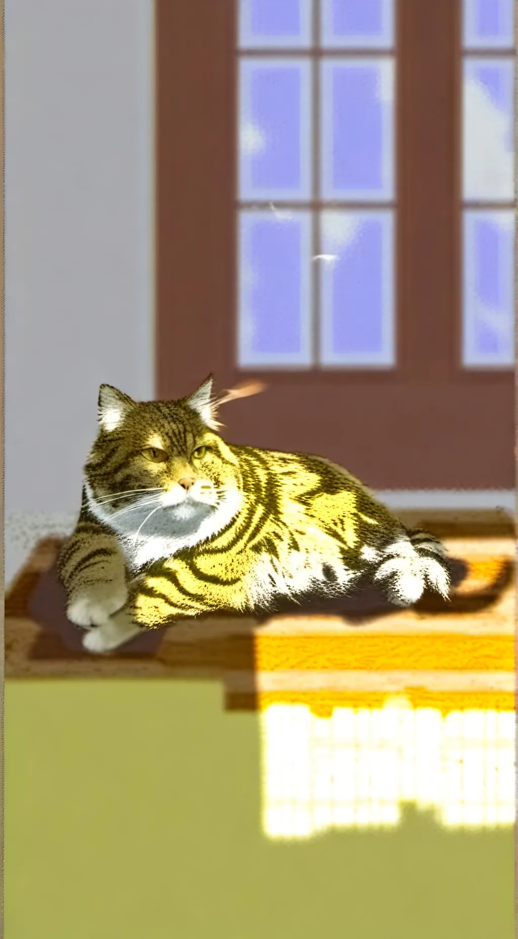 ai character: BANANA CAT! background