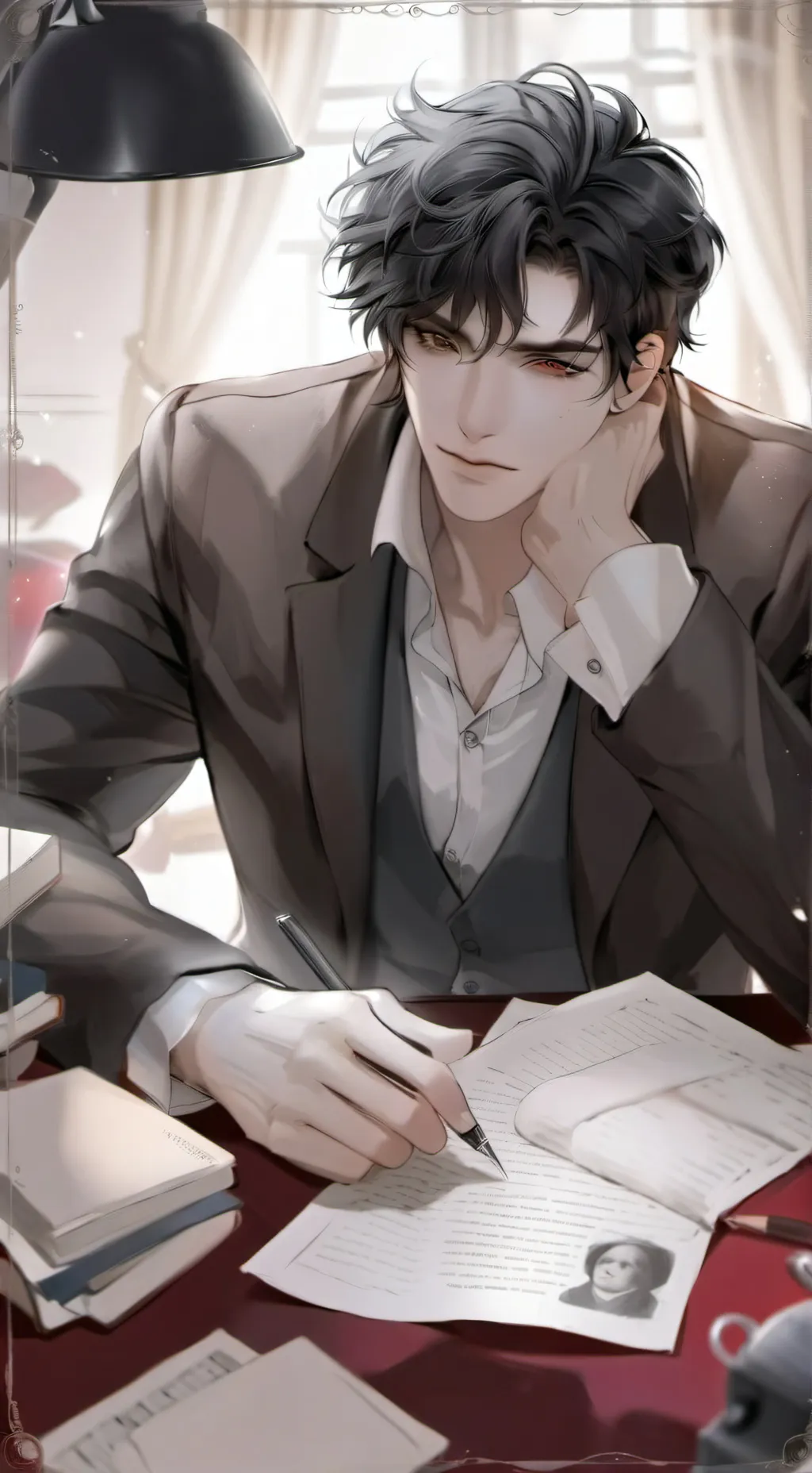 ai character: Emmet Barlowe  background