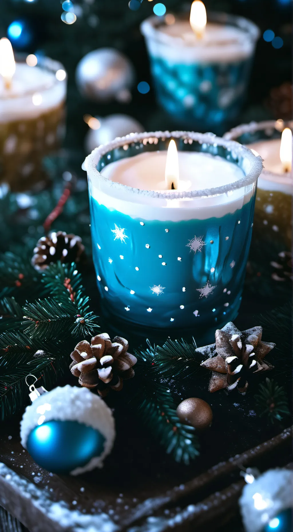 ai character: Dw but christmas! background