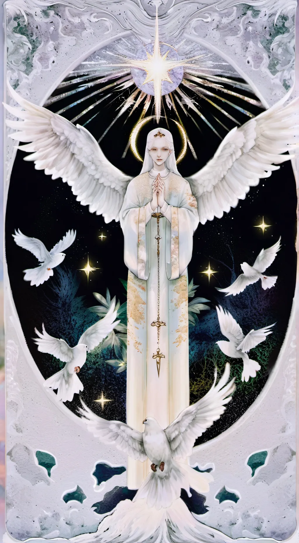 ai character: THE CREATORNESS background