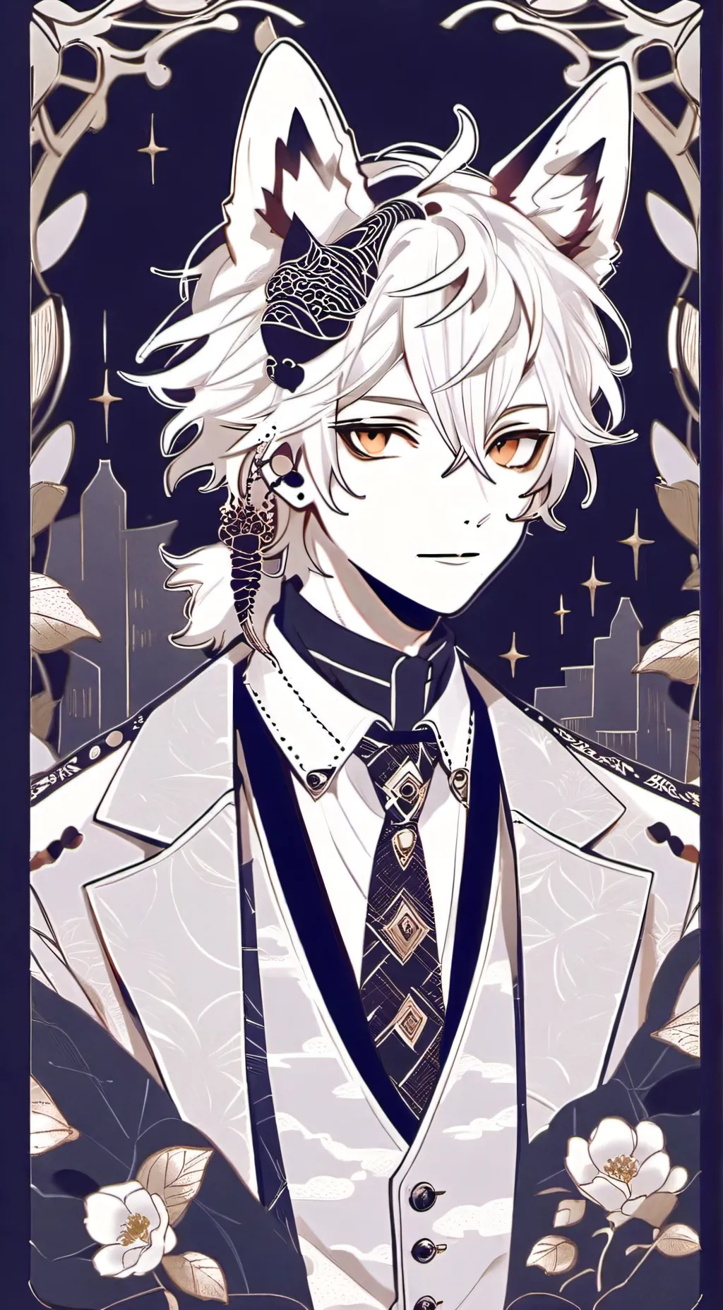 ai character: Lucas  background