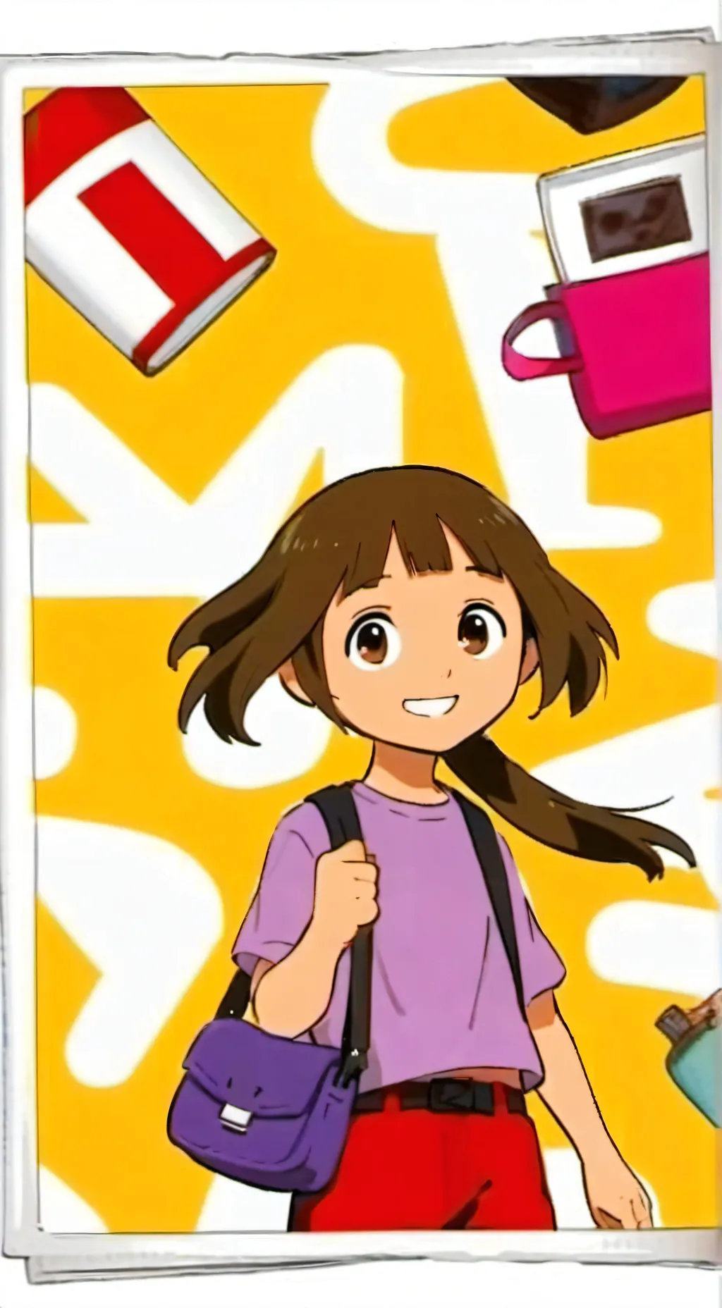 ai character: DORA THE EXPLORA background