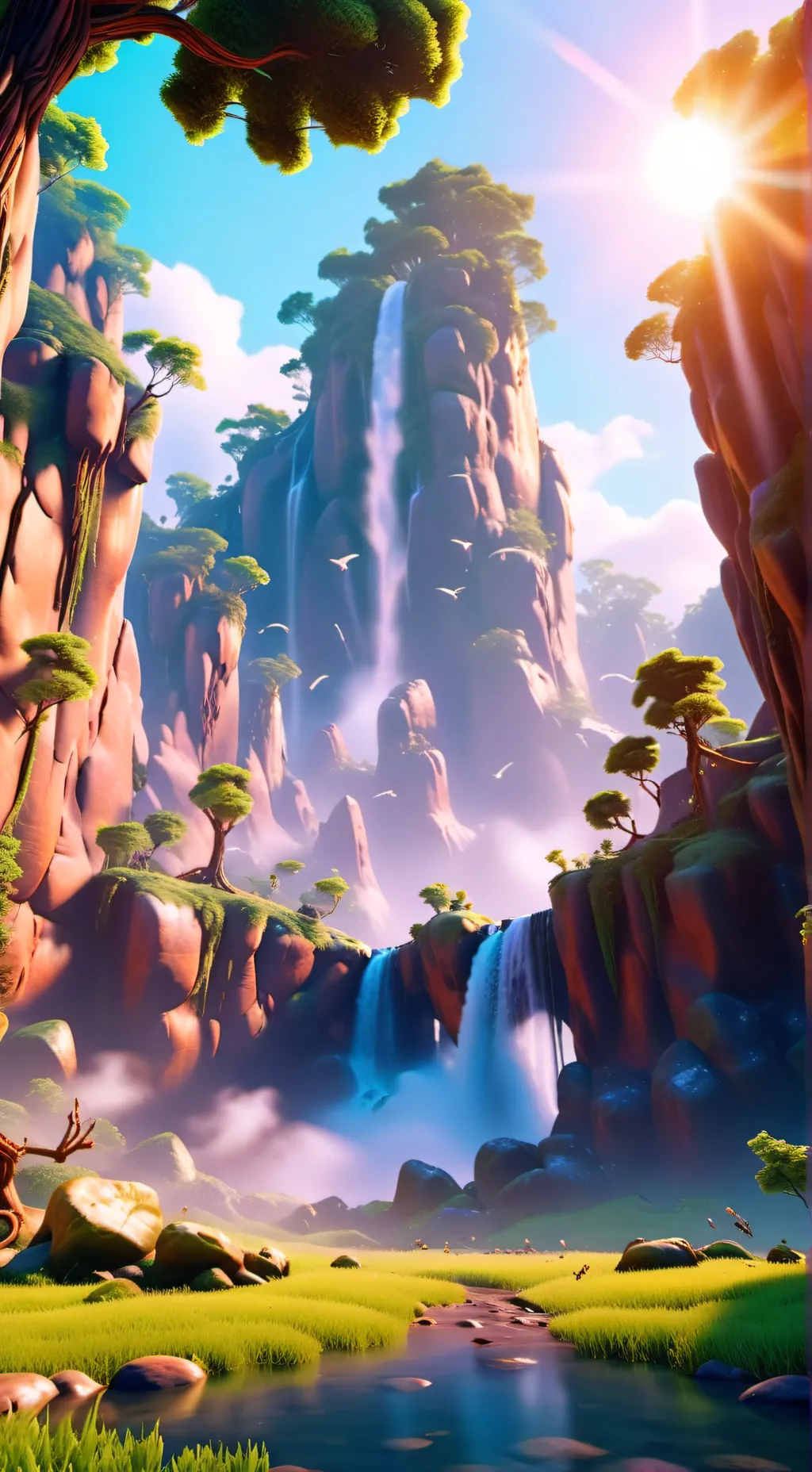 ai character: Child show background